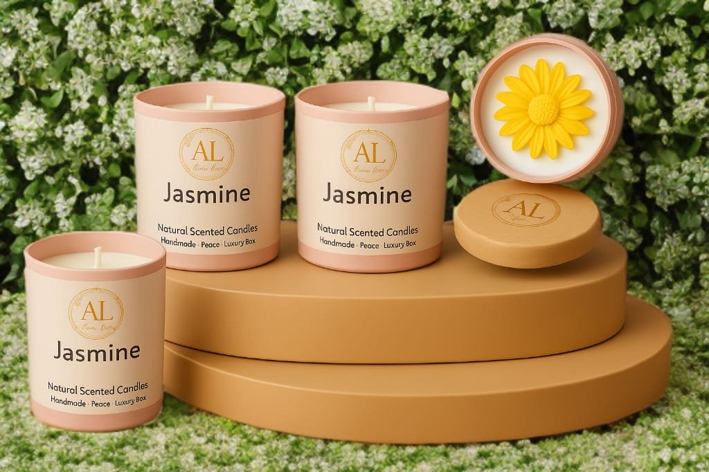 Jasmine Candle- 8oz - Image 4