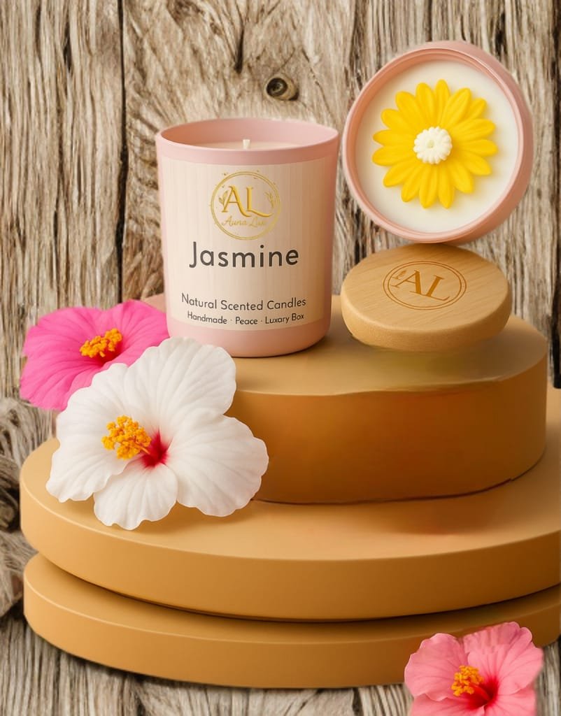Jasmine Candle- 8oz - Image 3